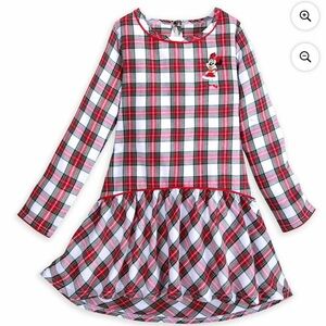 Disney Kids Plaid Pajamas - Red and White